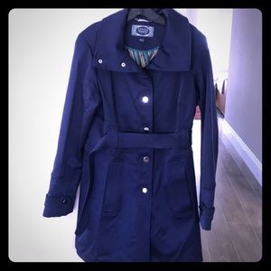Green with Envy Navy Blue Coat